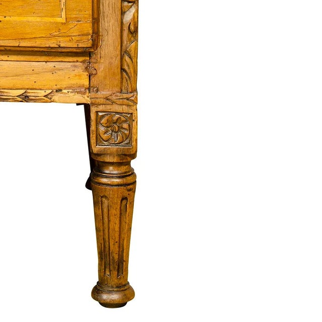 Auburn Italian Neoclassic Walnut Commode For Sale - Image 8 of 11