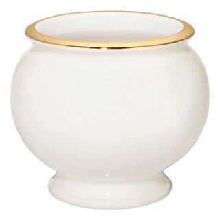 AERIN Siena Cachepot, Cream For Sale