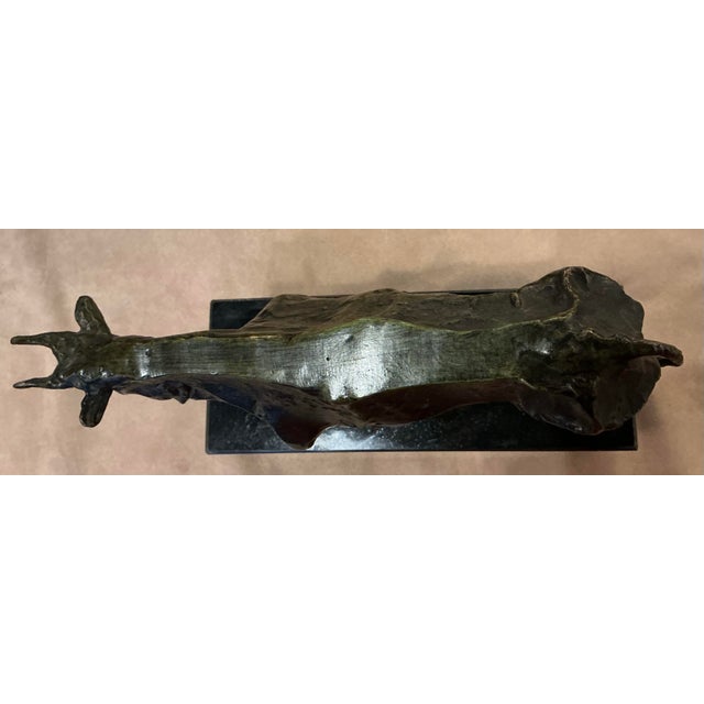 Mid 20th Century Elie Nadelman, 1882-1946, "Standing Bull" Bronze Sculpture For Sale - Image 5 of 5