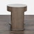 2020s Restoration Hardware Wyeth Oak Round Bedside Table For Sale - Image 5 of 9