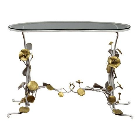 Wrought Iron Coffee Table with Glass Top, Italy, 1990s For Sale - Image 10 of 10