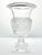 Contemporary Godinger & Shannon Crystal “Athena” Large Crystal Flower Urn Statement Vase For Sale - Image 3 of 12