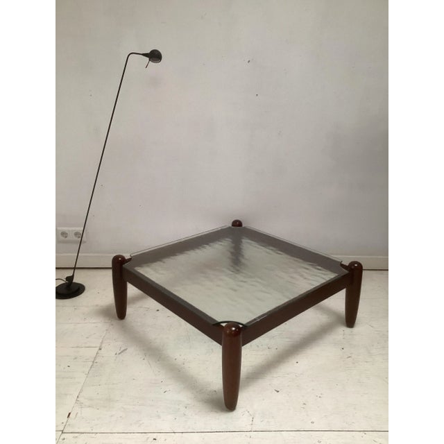 Mid-Century Modern Small Scandinavian Wooden Coffee Table, 1970 For Sale - Image 3 of 7