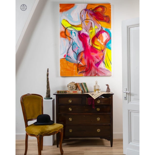 Dick Berckenkamp, Composition III (Heroes), Acrylic on Canvas For Sale - Image 3 of 6