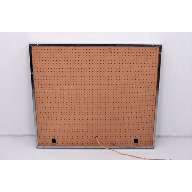 1960s Theater Layout Mirror with Lighting, Netherlands, 1960s For Sale - Image 5 of 14