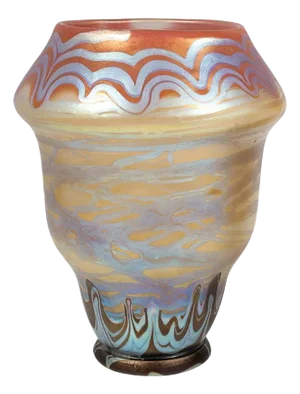 Art Nouveau Bohemian Glass Vase PG 358 from Johann Loetz Witwe Decoration, 1900s