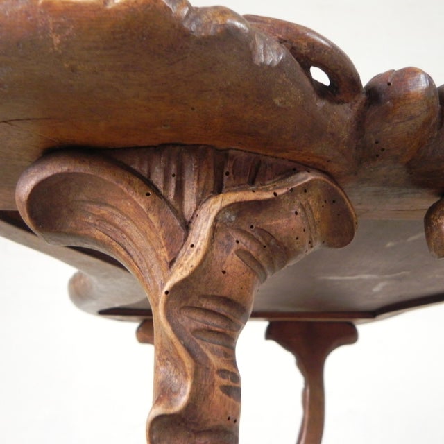 Art Nouveau Tea Table in the style Emile Galle, 1890s For Sale - Image 16 of 18