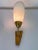 Mid-Century Brass and Glass Wall Light from Kamenicky Senov, 1970s For Sale - Image 4 of 9