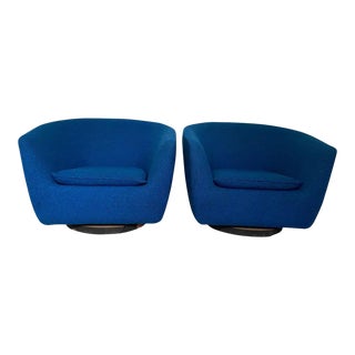 Vintage Swivel Lounge Chairs - a Pair For Sale