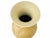 Mid 20th Century Chinese Yellow Porcelain Vase With White Prunus & Bird Motif on Carved Wood Stand For Sale - Image 5 of 6