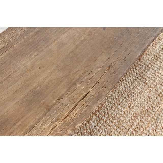 Old Oxidized Wood African Coffee Table For Sale - Image 4 of 10