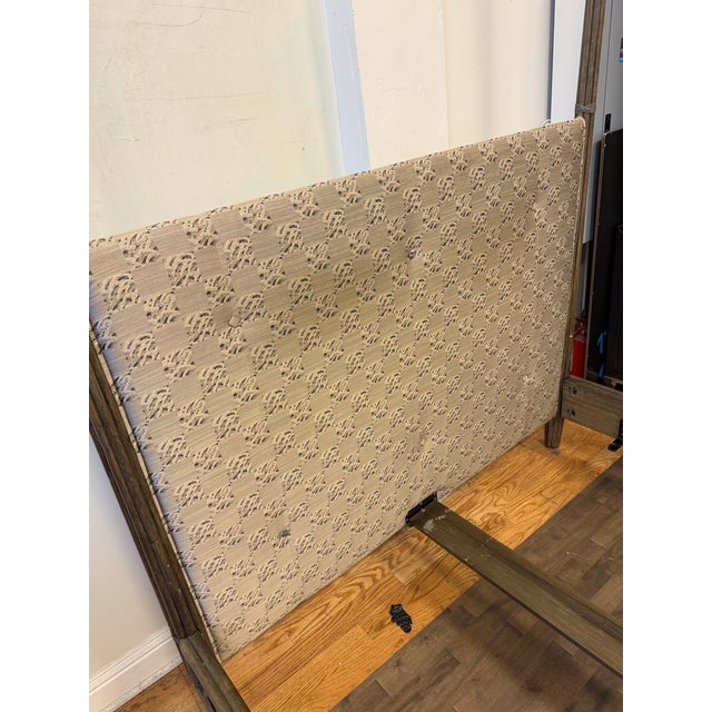 Gray Queen Size Orlando Diaz-Azcuy for McGuire Vendome Canopy Bed Frame For Sale - Image 8 of 12