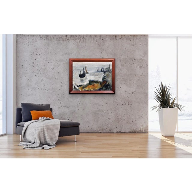 Raymond Picque, Landscape, 1964, Oil on Canvas For Sale - Image 10 of 18