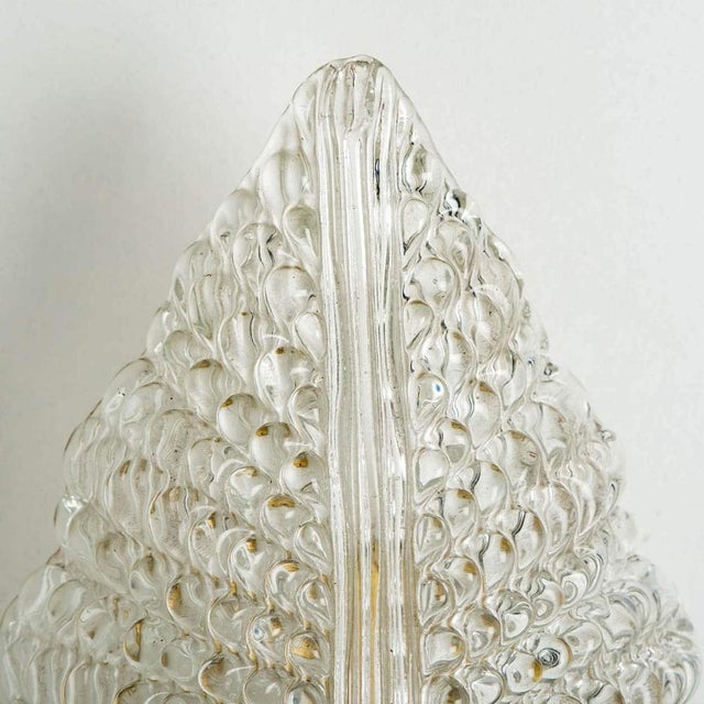 Large Wall Sconces in the style of Barovier & Toso, Italy, 1960s, Set of 2 For Sale - Image 4 of 18