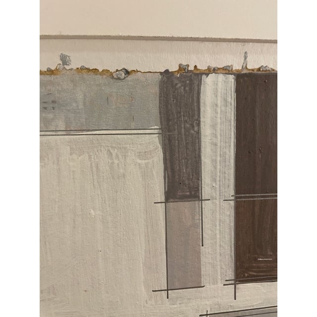 1990s 1990s Abstract Mixed Media Painting For Sale - Image 5 of 6