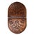 1960s Vintage Hand-Carved Folding Wooden Mancala Style Game Board With Figural Relief For Sale - Image 5 of 8