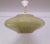 Vintage German Yellow Glass Ceiling Lamp, 1950s For Sale - Image 4 of 5