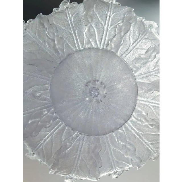 1960s Clear Graniglia Murano Flush Mount For Sale - Image 9 of 12