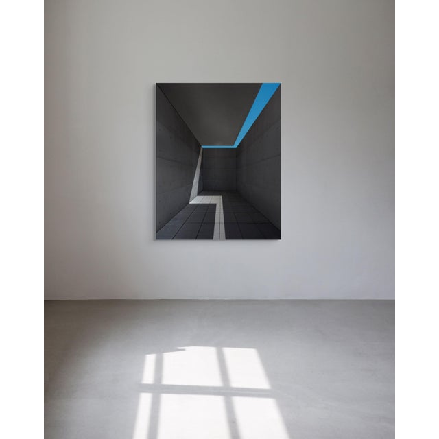 Contemporary Concrete Geometry by Marc Fischer — Limited Edition Architectural Metal Print, Edition of 5 For Sale - Image 3 of 4