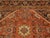 Red Genuine Hand Knotted Authentic Antique Persian Mahal Rug 12'x 8'10" For Sale - Image 8 of 18