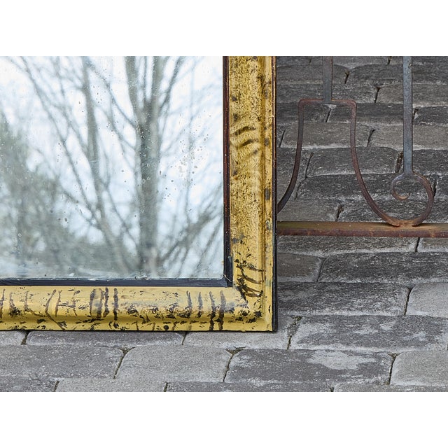 French Louis-Philippe Mirror with Faux Tortoiseshell Painted Frame, circa 1850 For Sale In Atlanta - Image 6 of 12