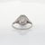 Classic Diamond Solitaire Ring – Solid 18k Gold, 4.5mm Round Cut Fine Jewelry, Size 6.75 For Sale In Columbus - Image 6 of 8