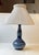 Ceramic Table Lamp with Blue Spiral Glaze from Herman A. Kähler, 1920s For Sale - Image 10 of 10