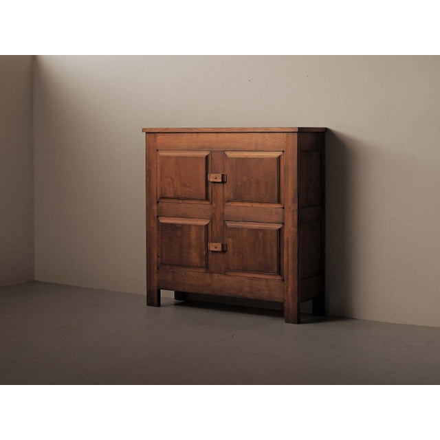 Oak 4-Door Sideboard, France, 1960s For Sale - Image 15 of 18