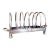 Antique Silver Plated Toast Rack From the Del Monte Lodge in Pebble Beach Ca For Sale