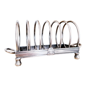 Antique Silver Plated Toast Rack From the Del Monte Lodge in Pebble Beach Ca