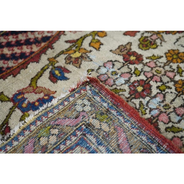 Antique Tehran Rug 4'5'' x 6'8''.