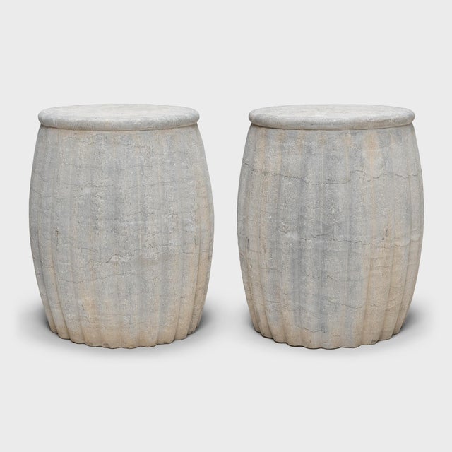 Chinese Melon Stone Drum For Sale In Chicago - Image 6 of 6