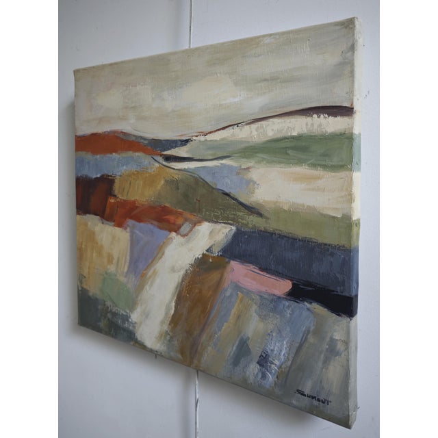 Abstract First Light, Abstract Landscape, Contemporary, Framed by Sophie Dumont For Sale - Image 3 of 9