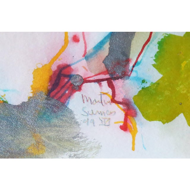 Martin Sumers Figural Watercolor 1999 For Sale - Image 4 of 4