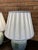 Chinoiserie Pair of Celadon "Double Happiness" Ginger Jar Lamps and Linen Box Pleat Shades For Sale - Image 3 of 10