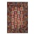 Shabby Chic Kilim Chocolate Rust Wool Rug - 8'5" X 9'11" For Sale