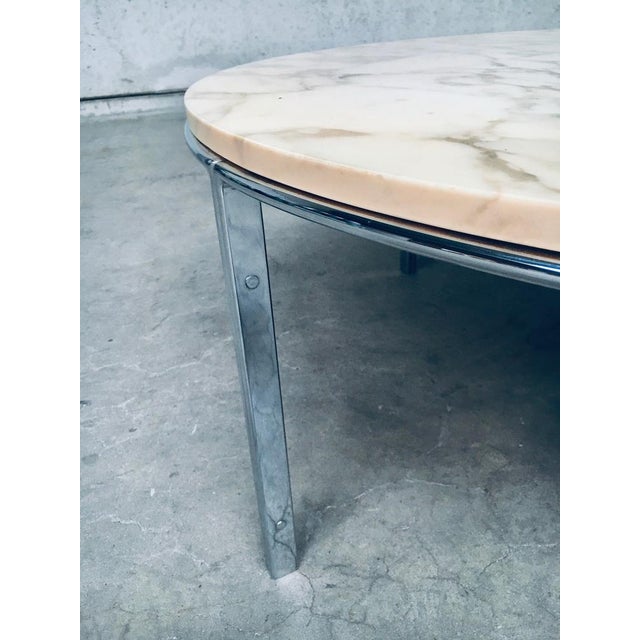 1960s Mid-Century Modern Italian Marble Coffee Table, Italy, 1960s For Sale - Image 5 of 18