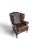 Vintage English Chesterfield Wingback Leather Chair For Sale - Image 4 of 5