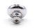 Modern 1.125 In. Chrome Plated Brass Drawer Cabinet Knob For Sale - Image 4 of 4