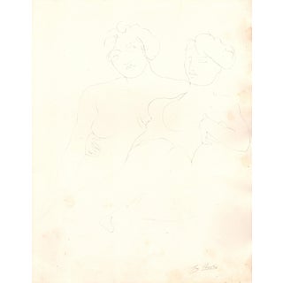 Rodin, Little, Little Friend of My Breasts and My Soul\., Nude, Original Lithograph, 1902 For Sale