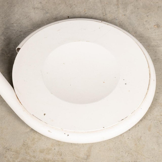 Vintage Italian White Serpente Floor Lamp by Elio Martinelli for Martinelli Luce, 1965 For Sale - Image 9 of 18