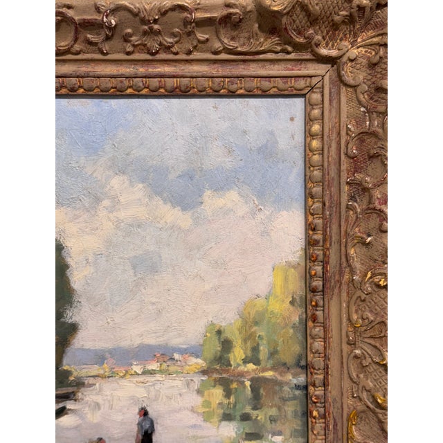 19th Century French Oil on Canvas For Sale - Image 4 of 8