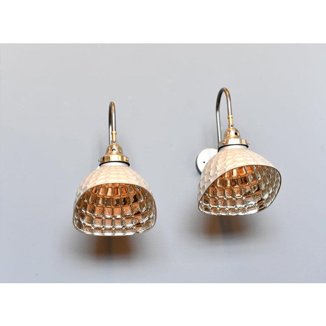 1920s Mercury Glass Wall Lights, 1920s, Set of 2 For Sale - Image 5 of 12
