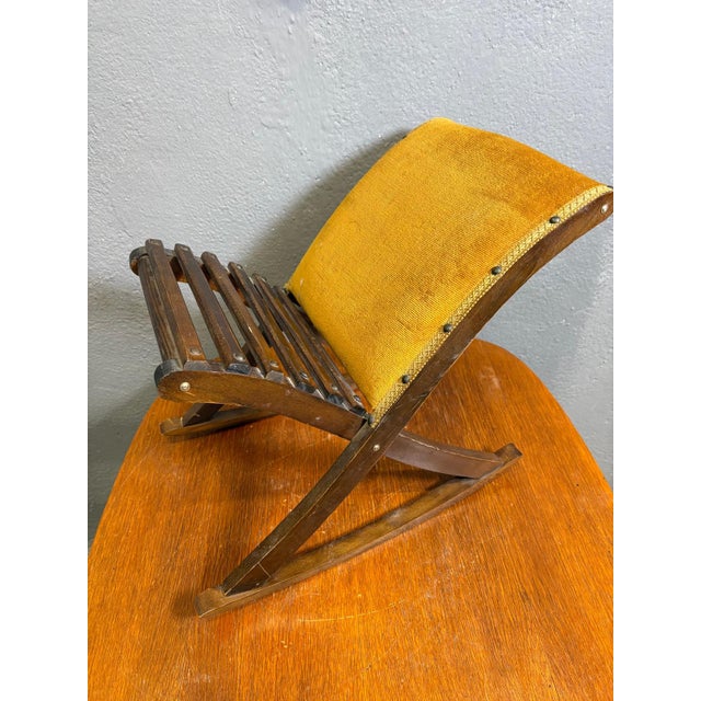 Mid-Century European Wooden Kneeling Prayer Stool, 1970s For Sale - Image 4 of 5