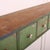 Green English Wall Hanging Bank of Drawers, 1890s For Sale - Image 8 of 9