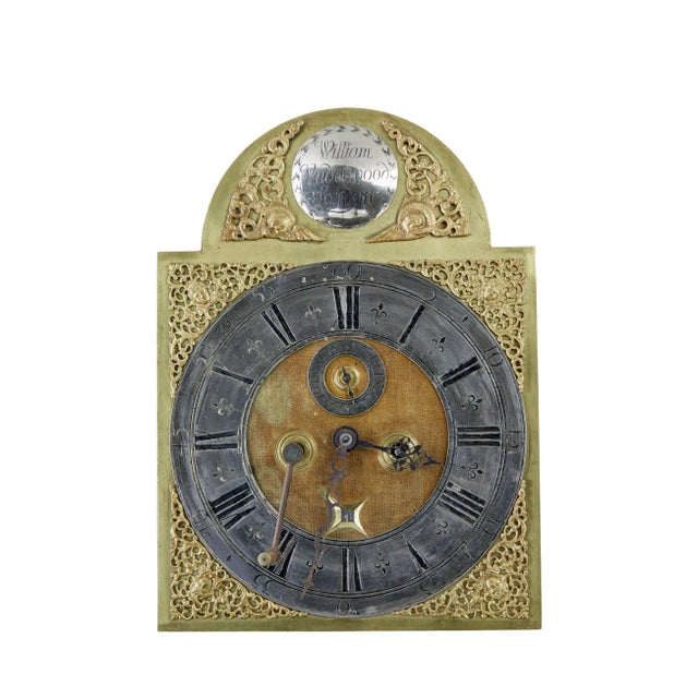 Mid 18th Century Antique Long Case Clock in Inlaid Mahogany by William Underwood, 1760 For Sale - Image 5 of 10