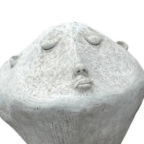 A sculpture that straddles the modern and primitive hemisphere of artistic expression,this one-of-kind sculpture by an...