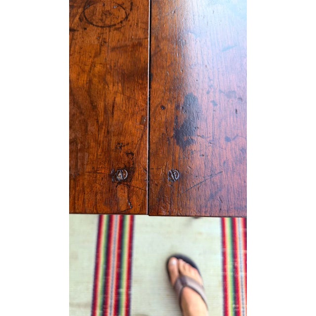 Early 19th Century Antique Sheraton Walnut One-Drawer Stand, Chester County Pa, Circa 1820-1840 For Sale - Image 5 of 18