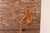 Brown Sculptural Italian Modernist Beech and Brass Valet by Fratelli Reguitti For Sale - Image 8 of 18