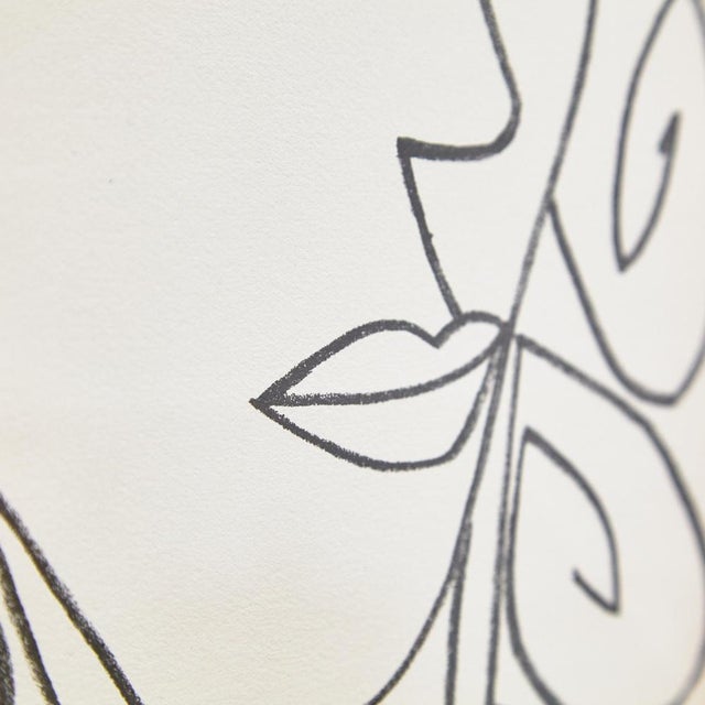 Françoise Gilot, Portrait of a Woman, 1951, Lithograph, Framed For Sale - Image 7 of 14